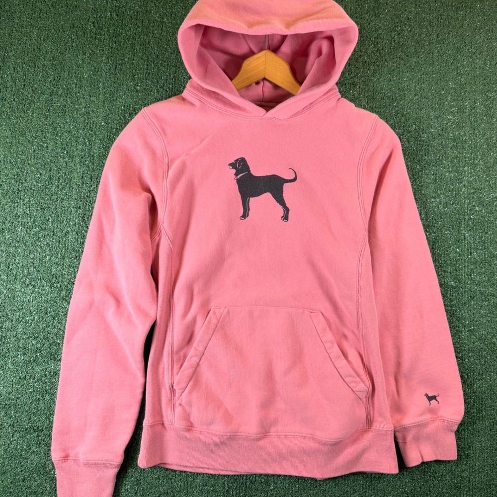 The Black Dog Hoodie Women XL Pink Good Legacy Collection Graphic Pullover